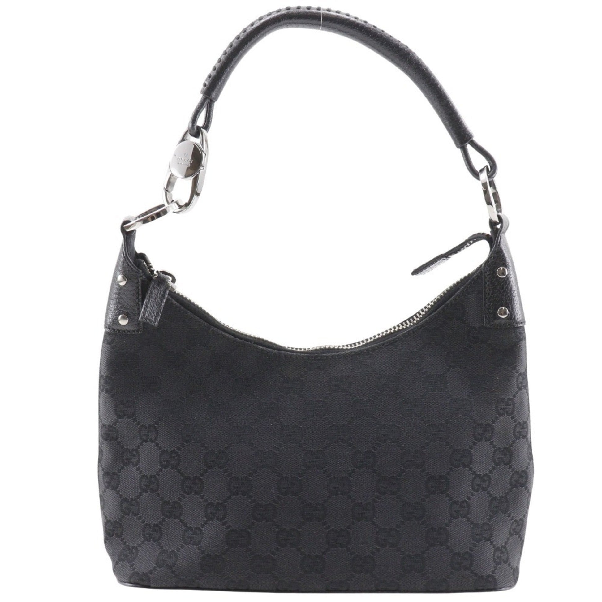 Gucci Gg Canvas Black Gg Canvas Shoulder Bag