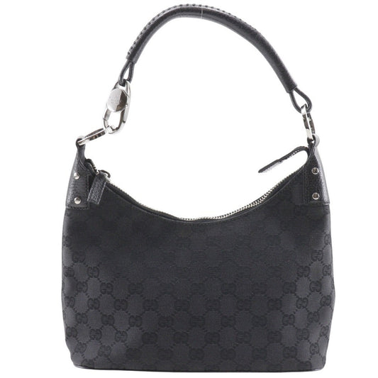 Gucci Gg Canvas Black Gg Canvas Shoulder Bag