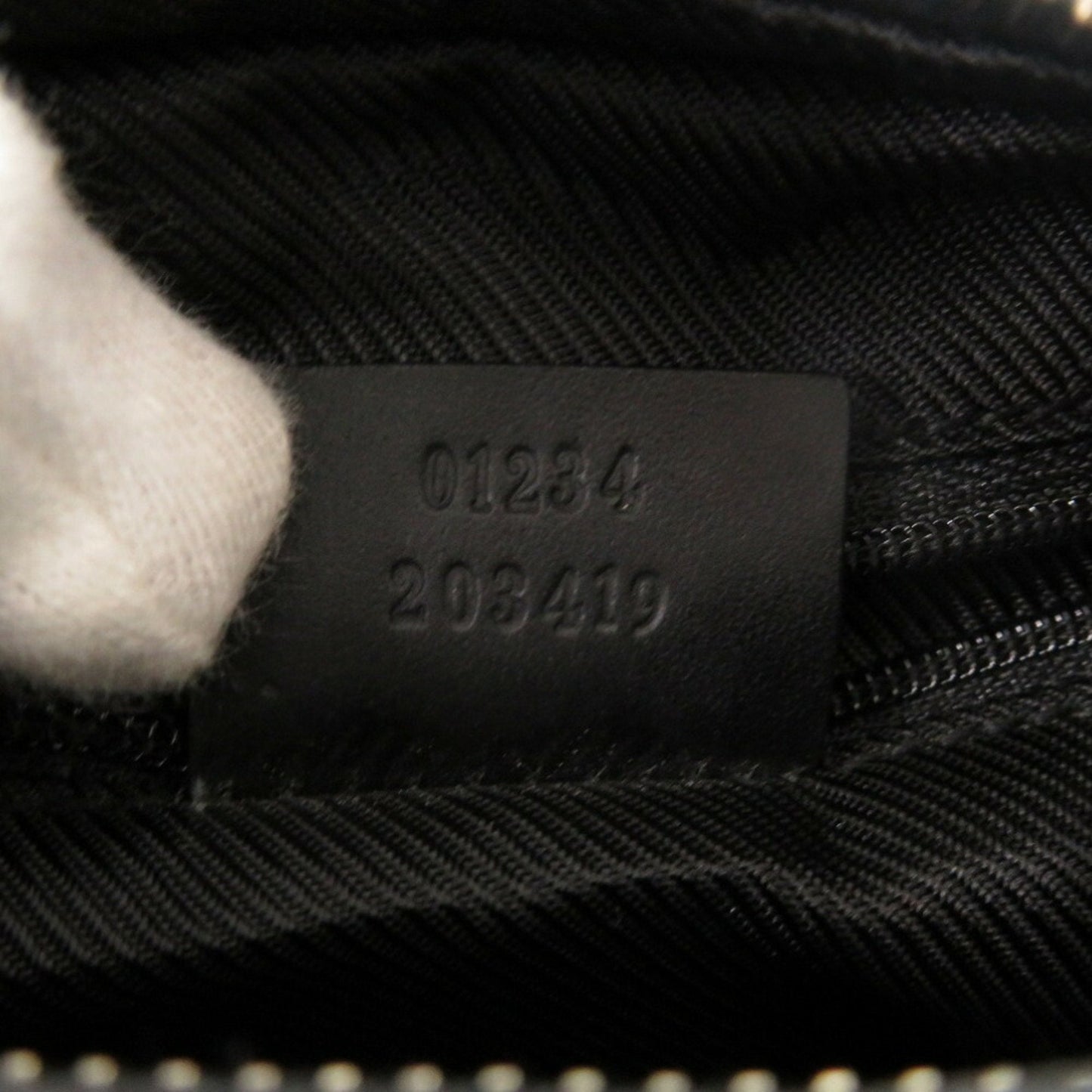 Gucci Black Gg Canvas Shoulder Bag