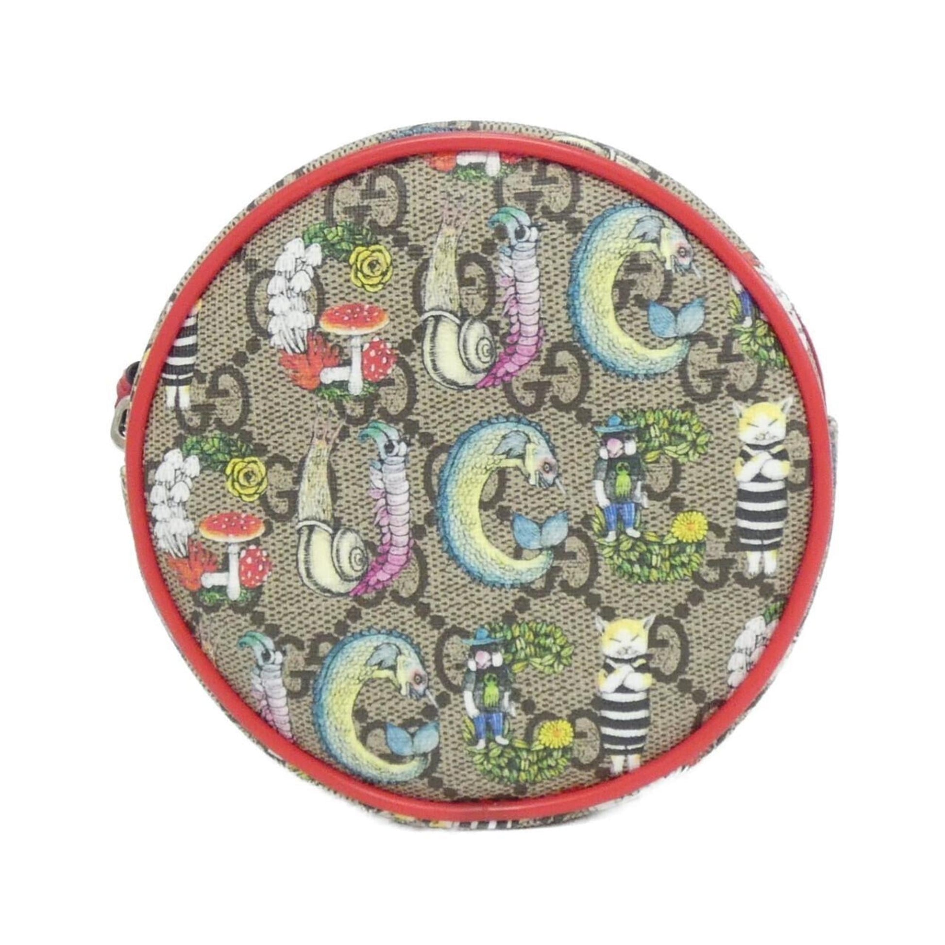 Gucci Beige Multi-Color Gg Supreme Fanny Pack