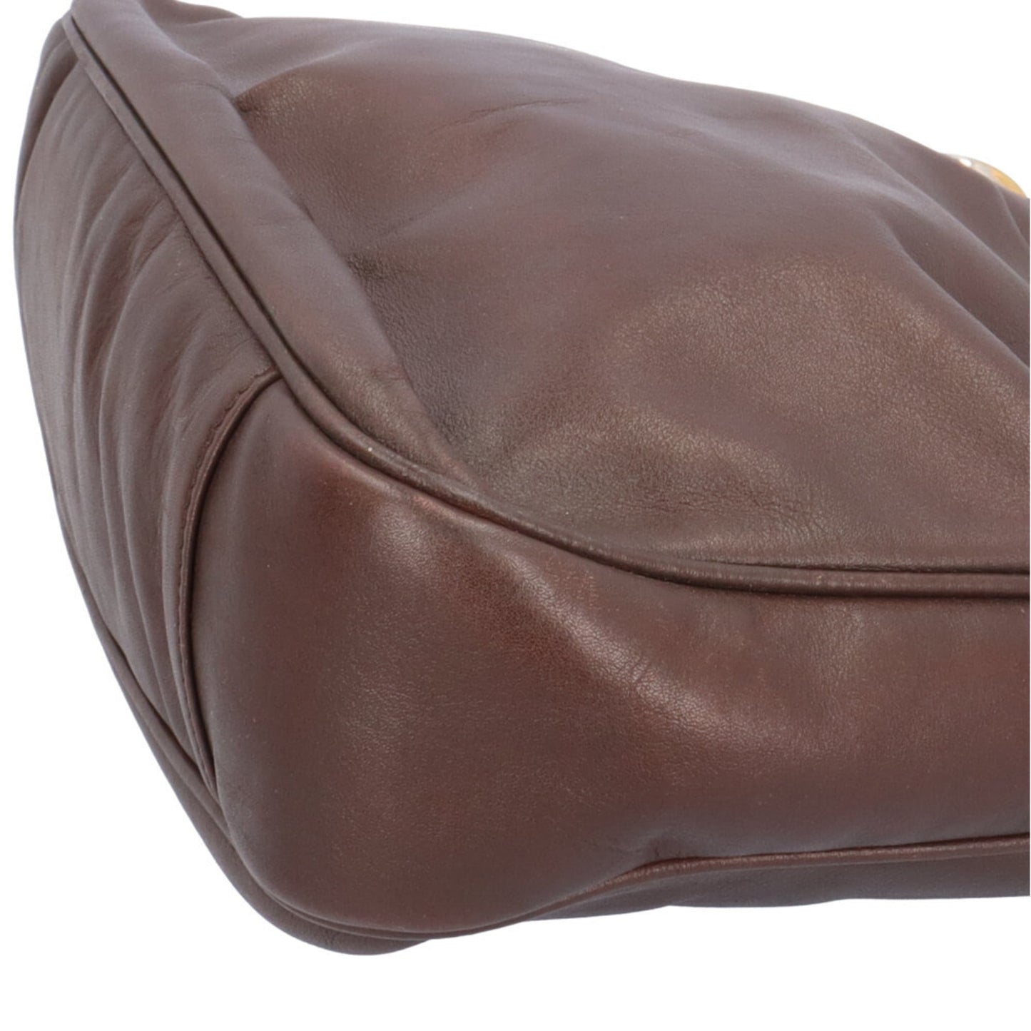 Gucci Brown Leather Shoulder Bag
