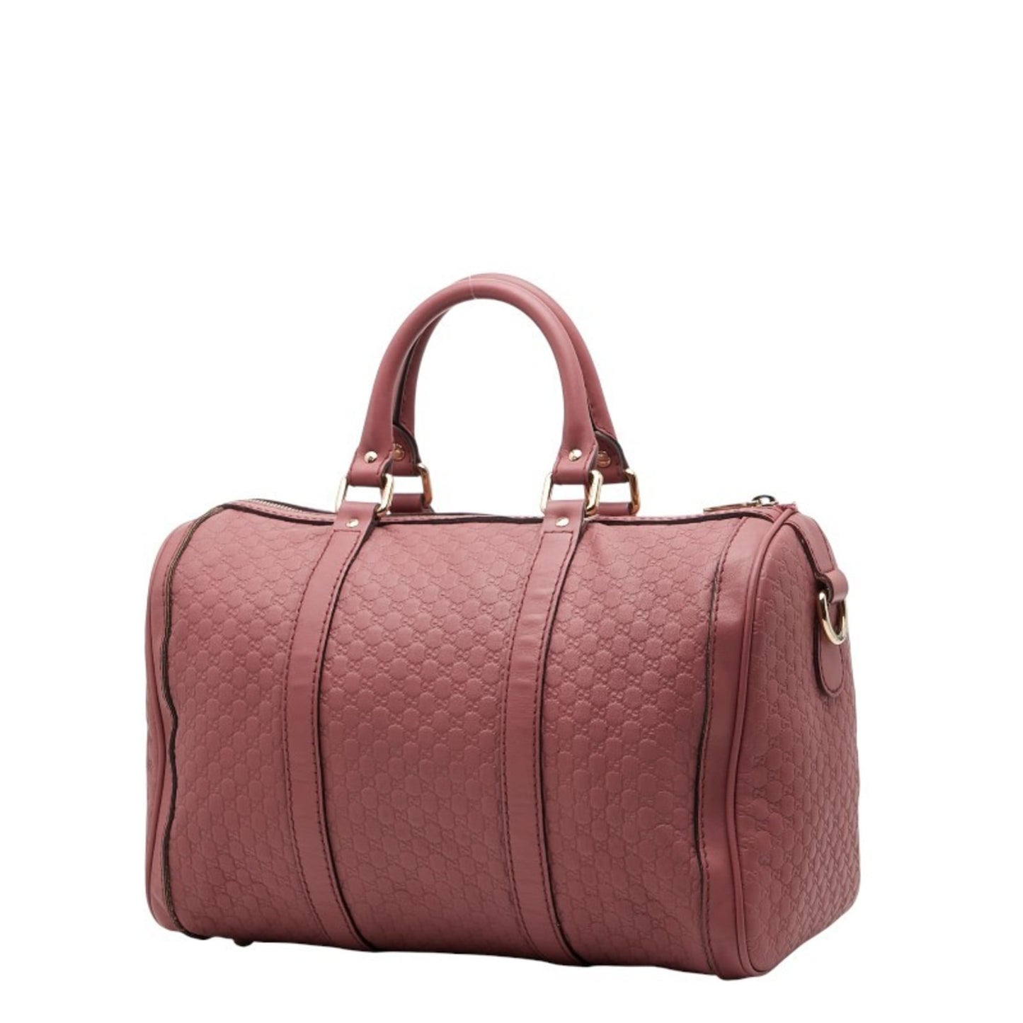 Gucci Pink Leather Boston Bag Shoulder Bag