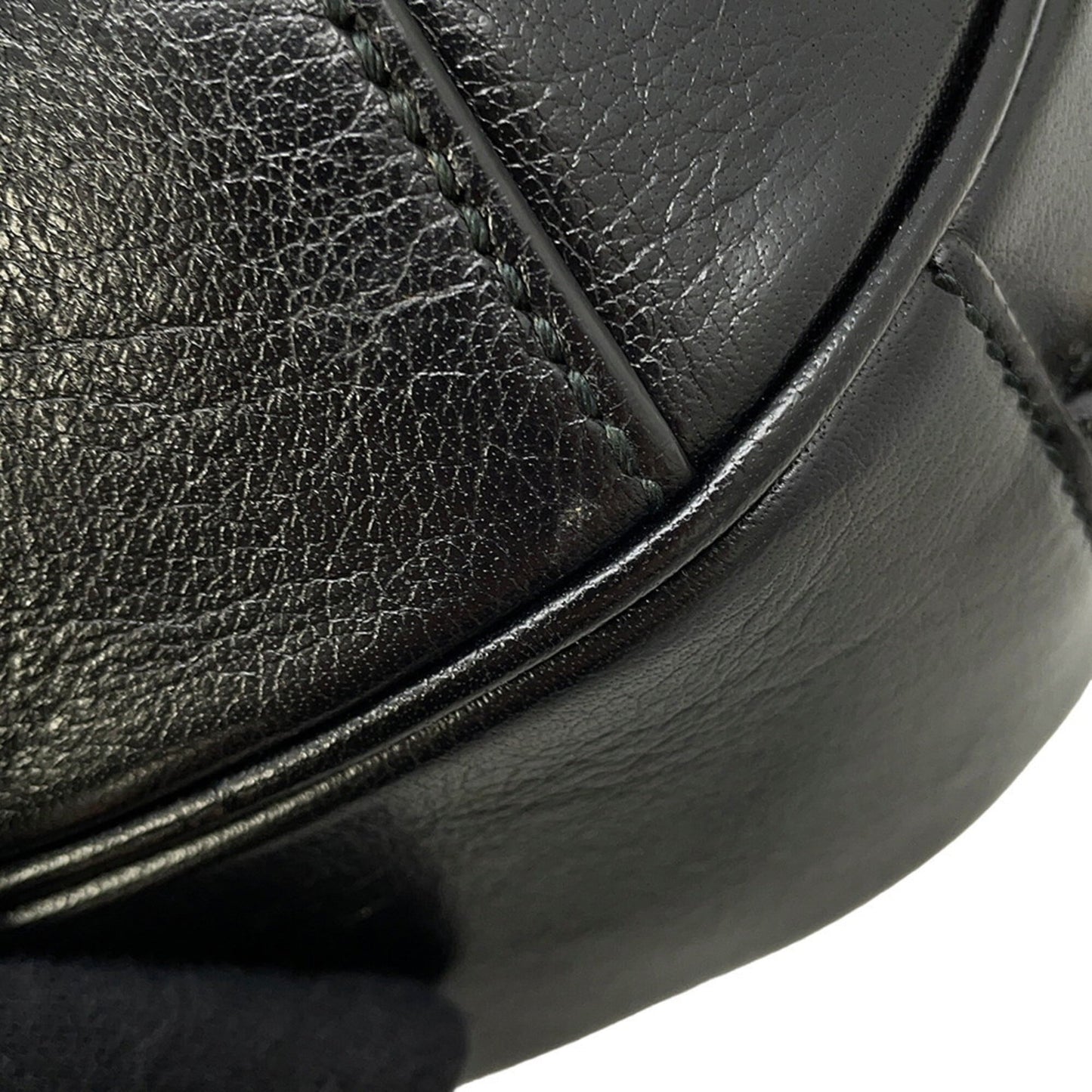 Gucci Black Leather Handbag Shoulder Bag