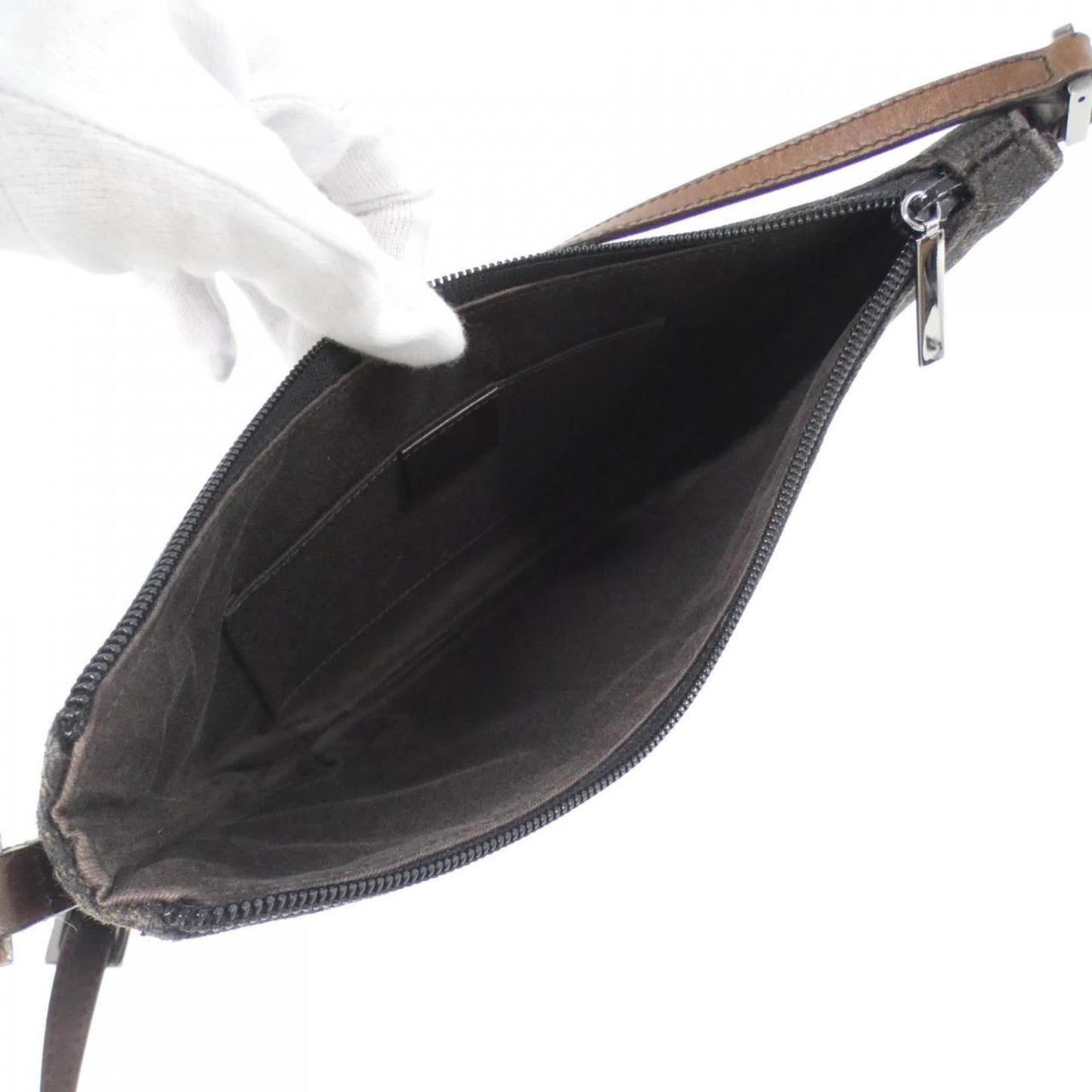 Gucci Brown Denim Shoulder Bag
