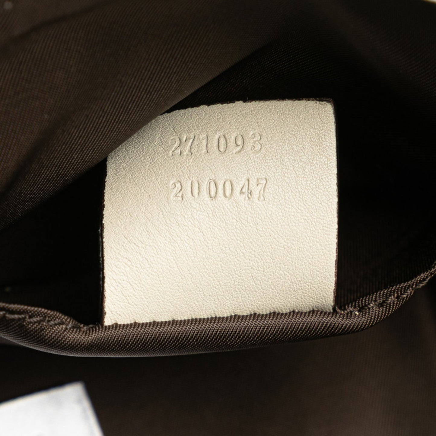 Gucci Beige Pvc Leather Handbag