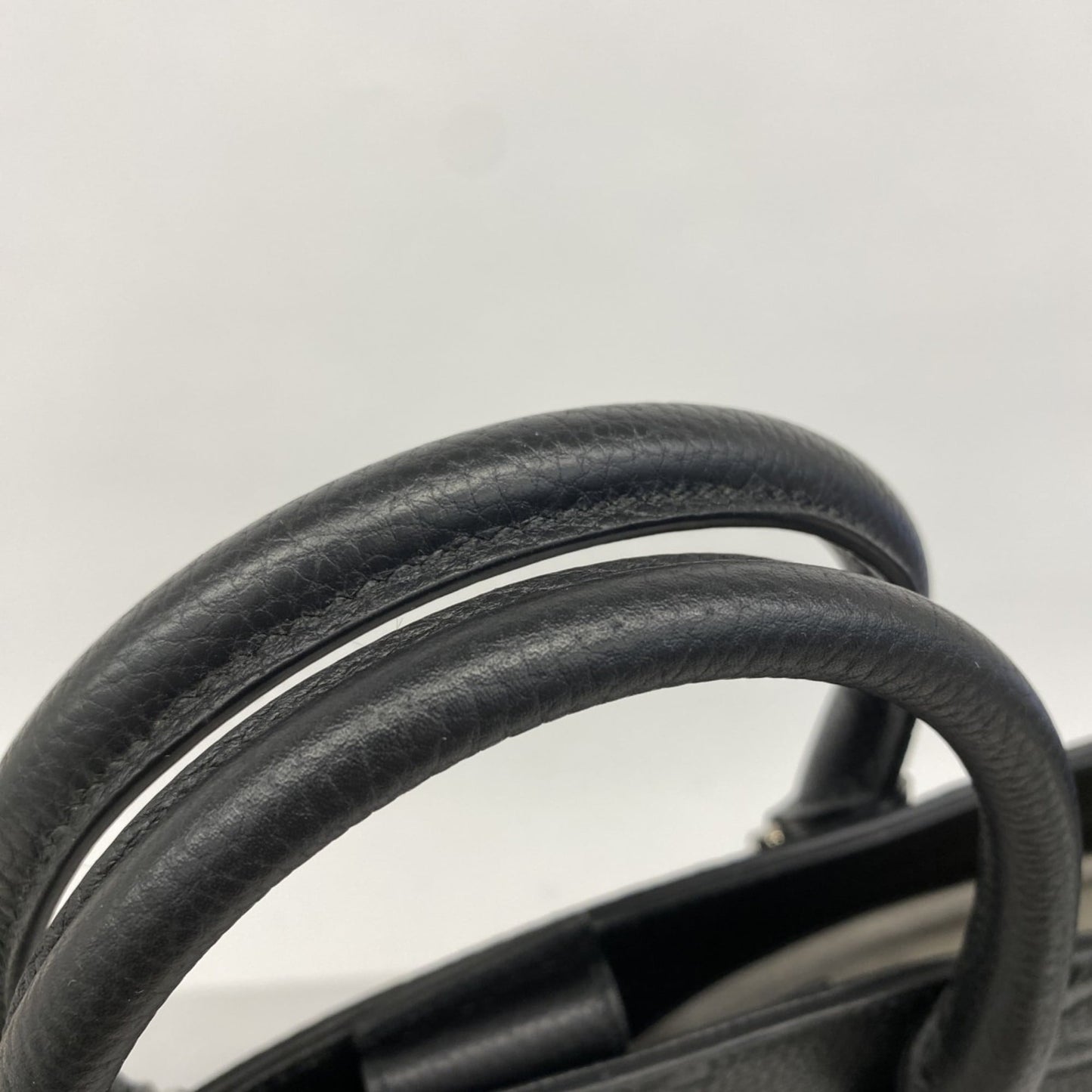 Gucci Black Leather Tote Bag
