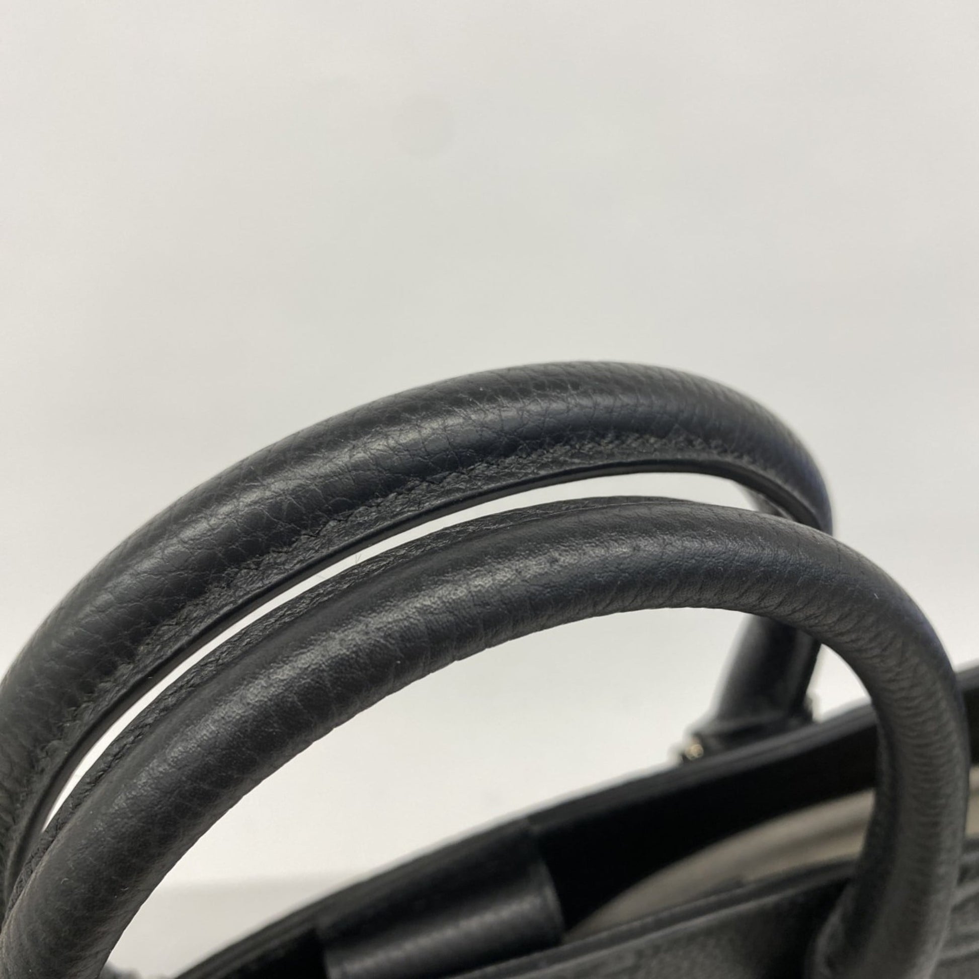 Gucci Black Leather Tote Bag