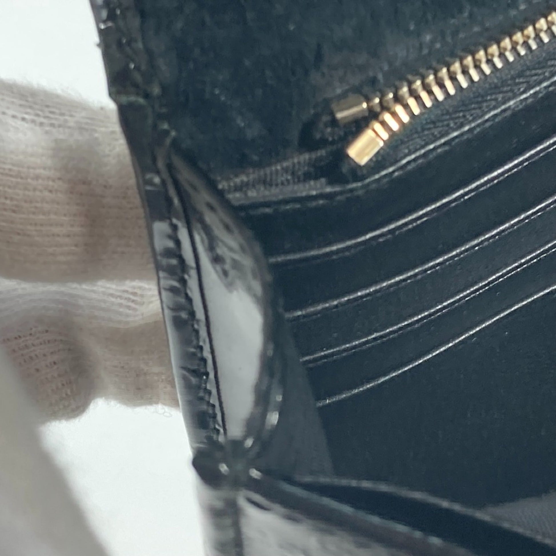 Gucci Black Patent Leather Shoulder Bag