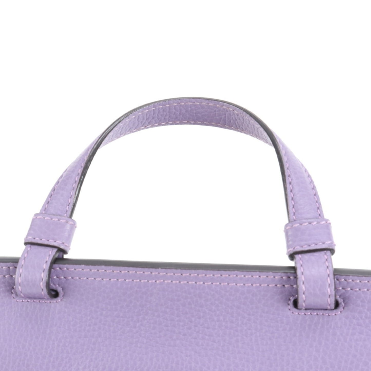Gucci Purple Leather Handbag