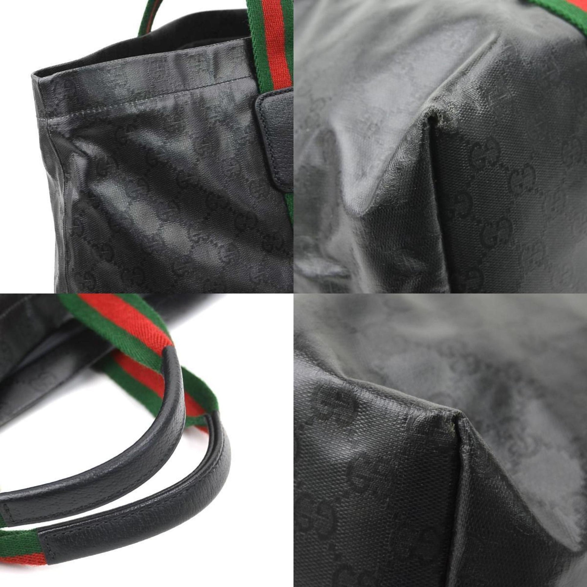 Gucci Black Pvc Handbag