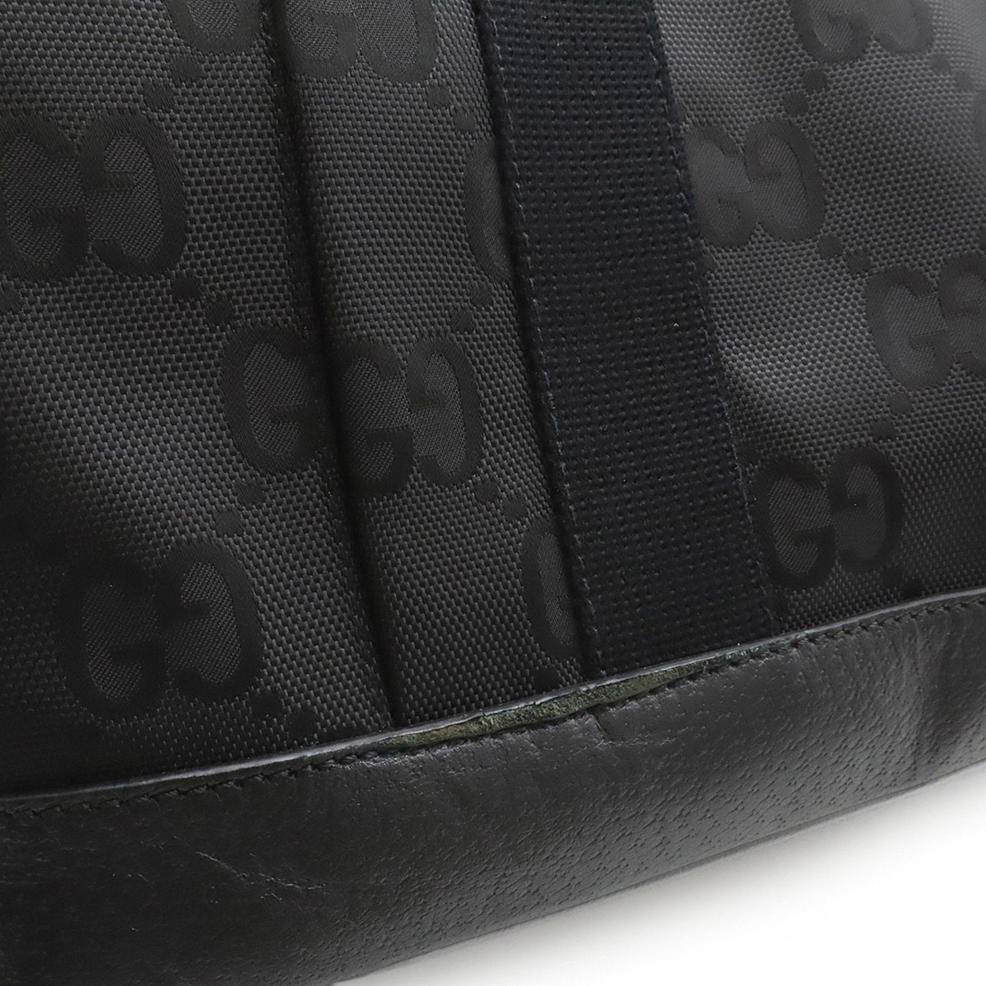 Gucci Black Nylon Canvas Shoulder Bag