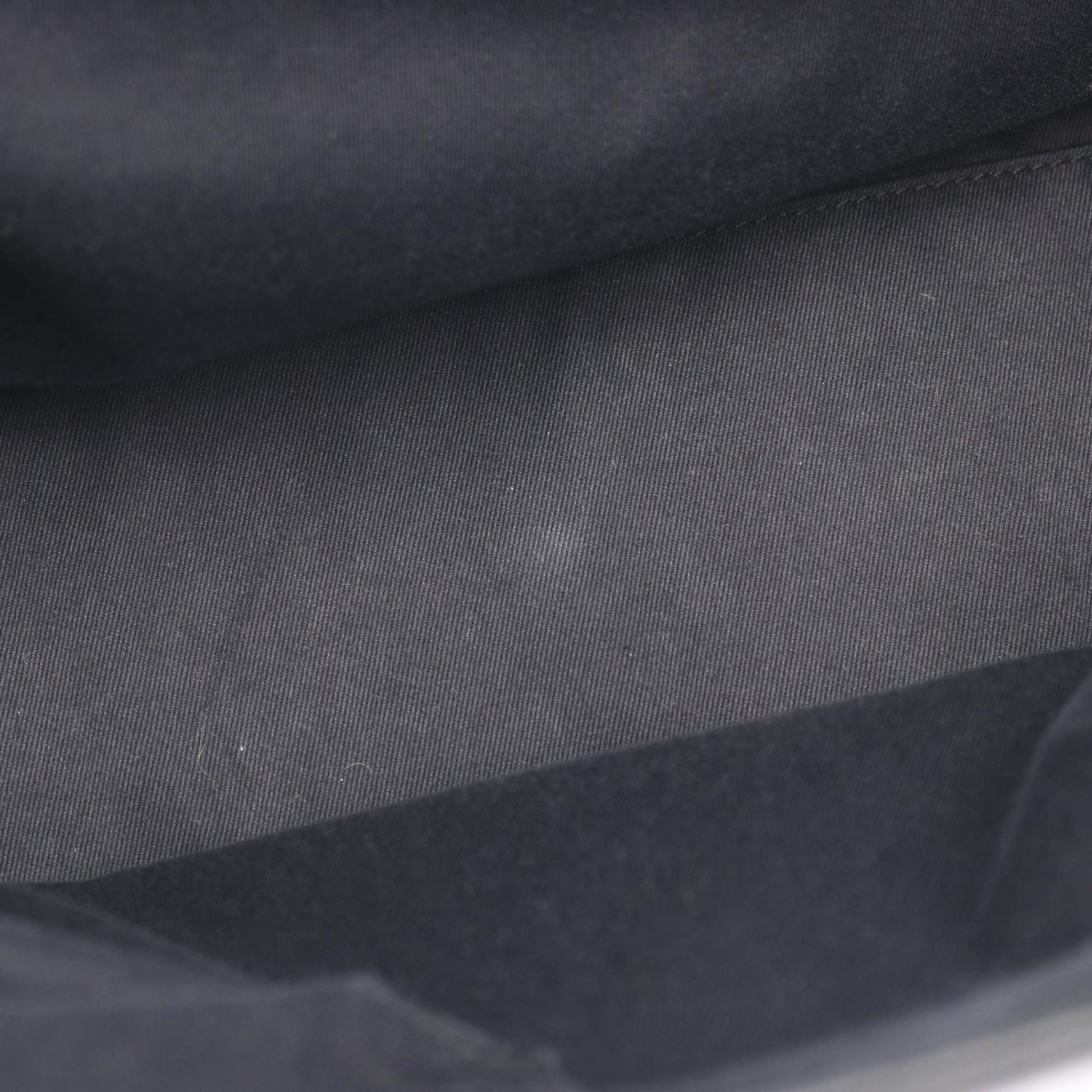 Gucci Black Canvas Leather Handbag