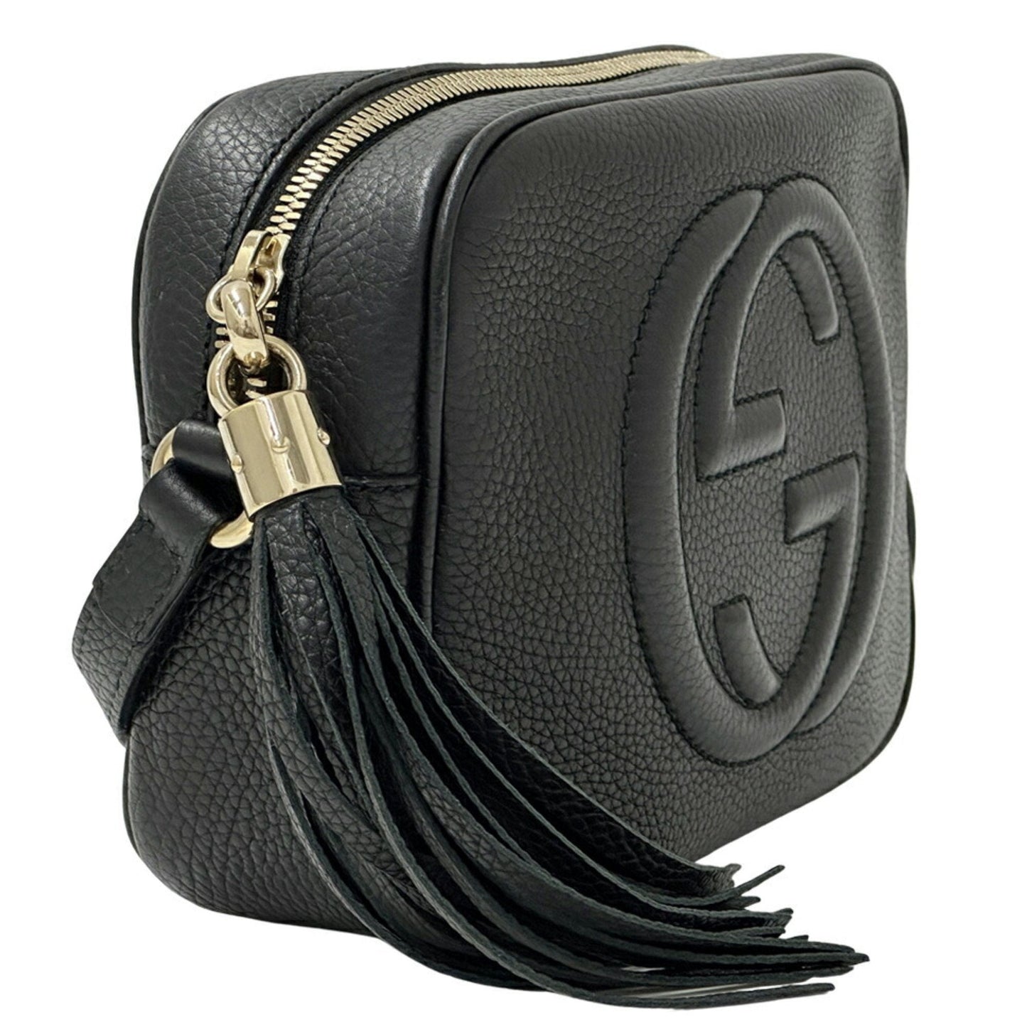 Gucci Black Leather Shoulder Bag