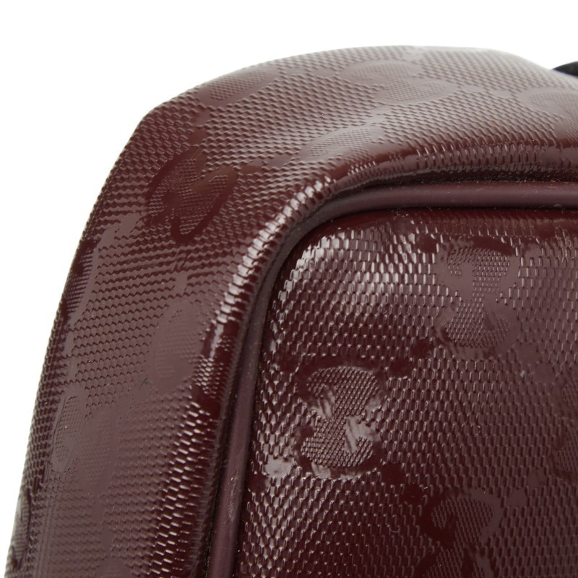 Gucci Purple Gg Imprimé Leather Shoulder Bag