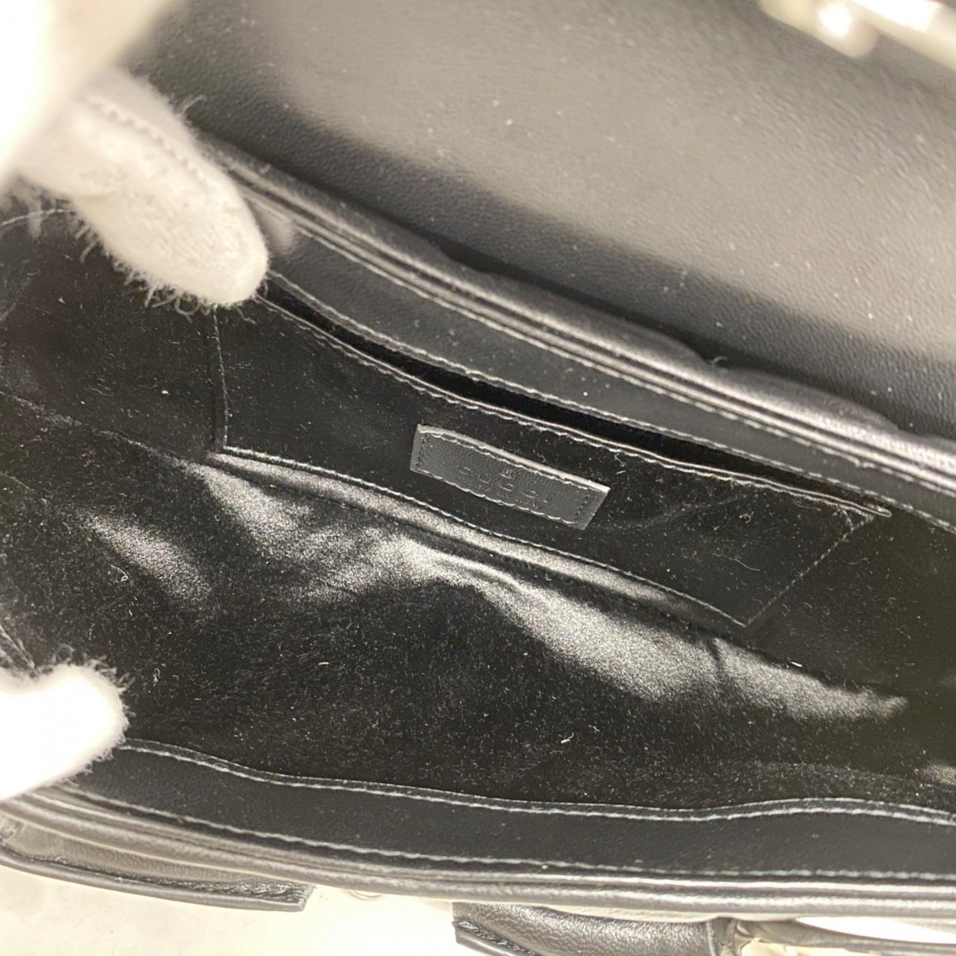 Gucci Black Leather Handbag