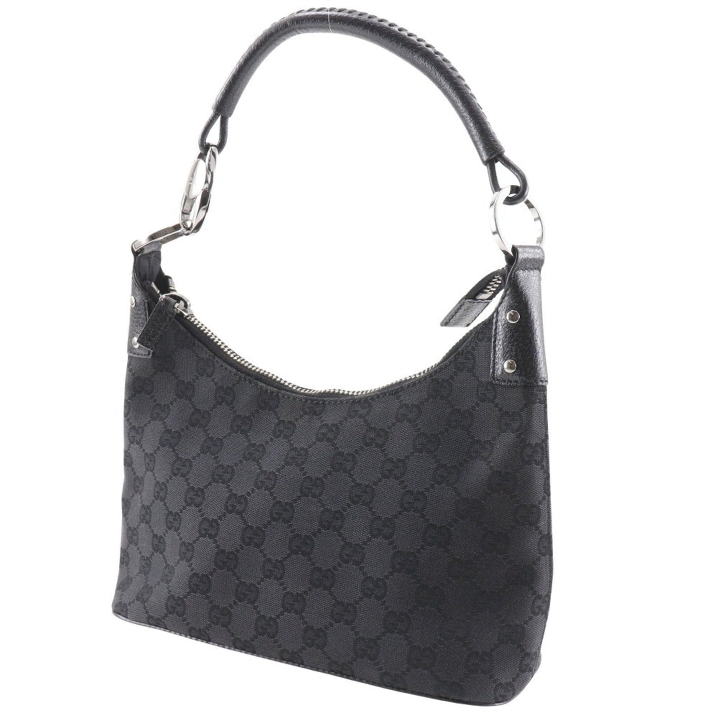 Gucci Gg Canvas Black Gg Canvas Shoulder Bag