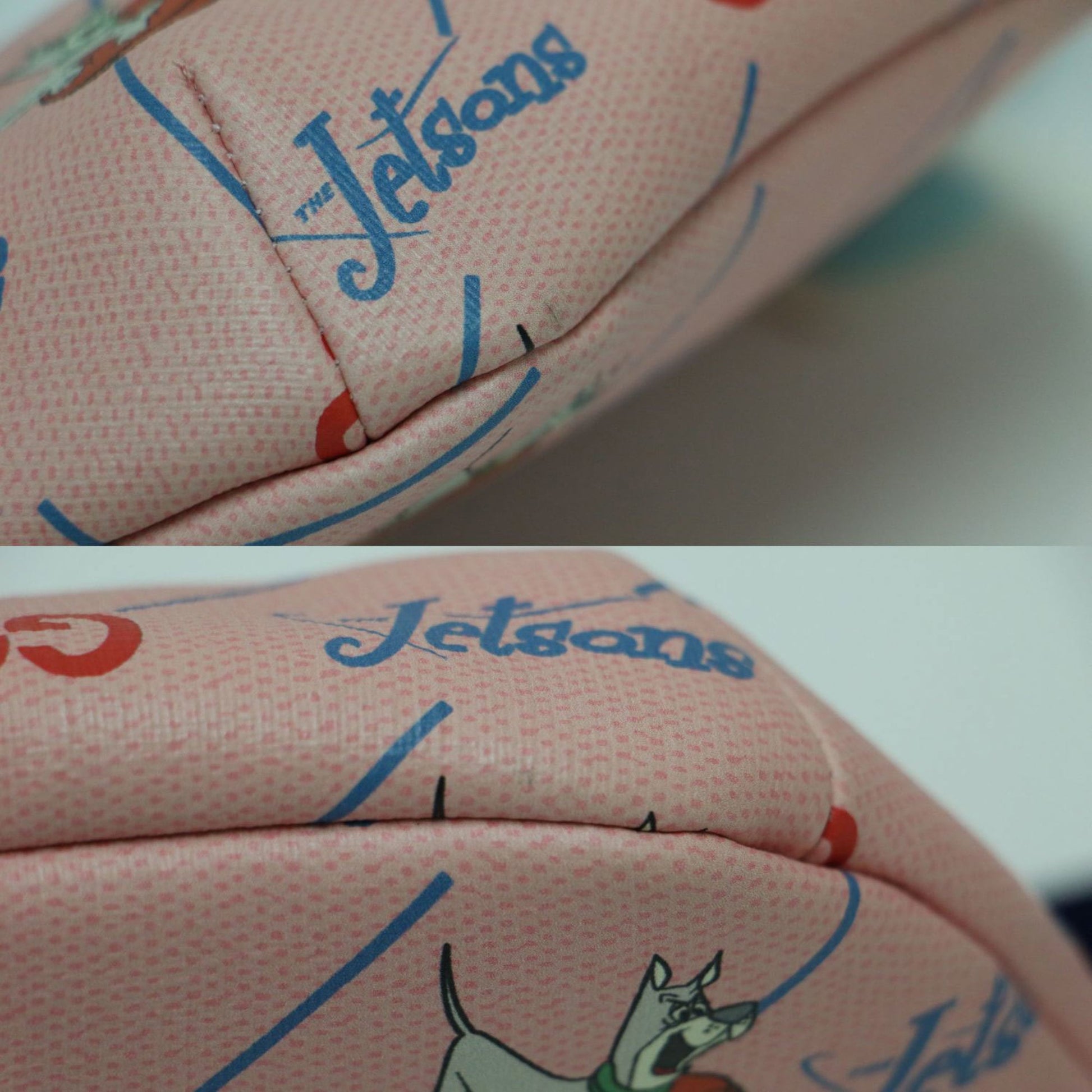Gucci Blue Pink Leather Sling Bag