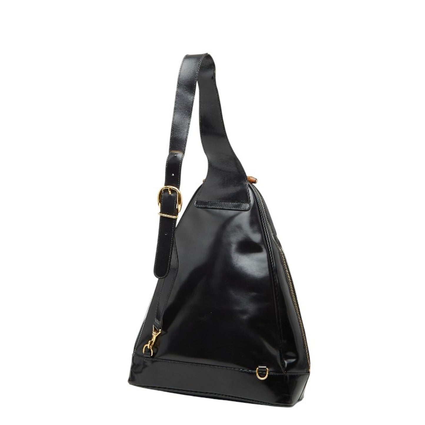 Gucci Black Patent Leather Shoulder Bag