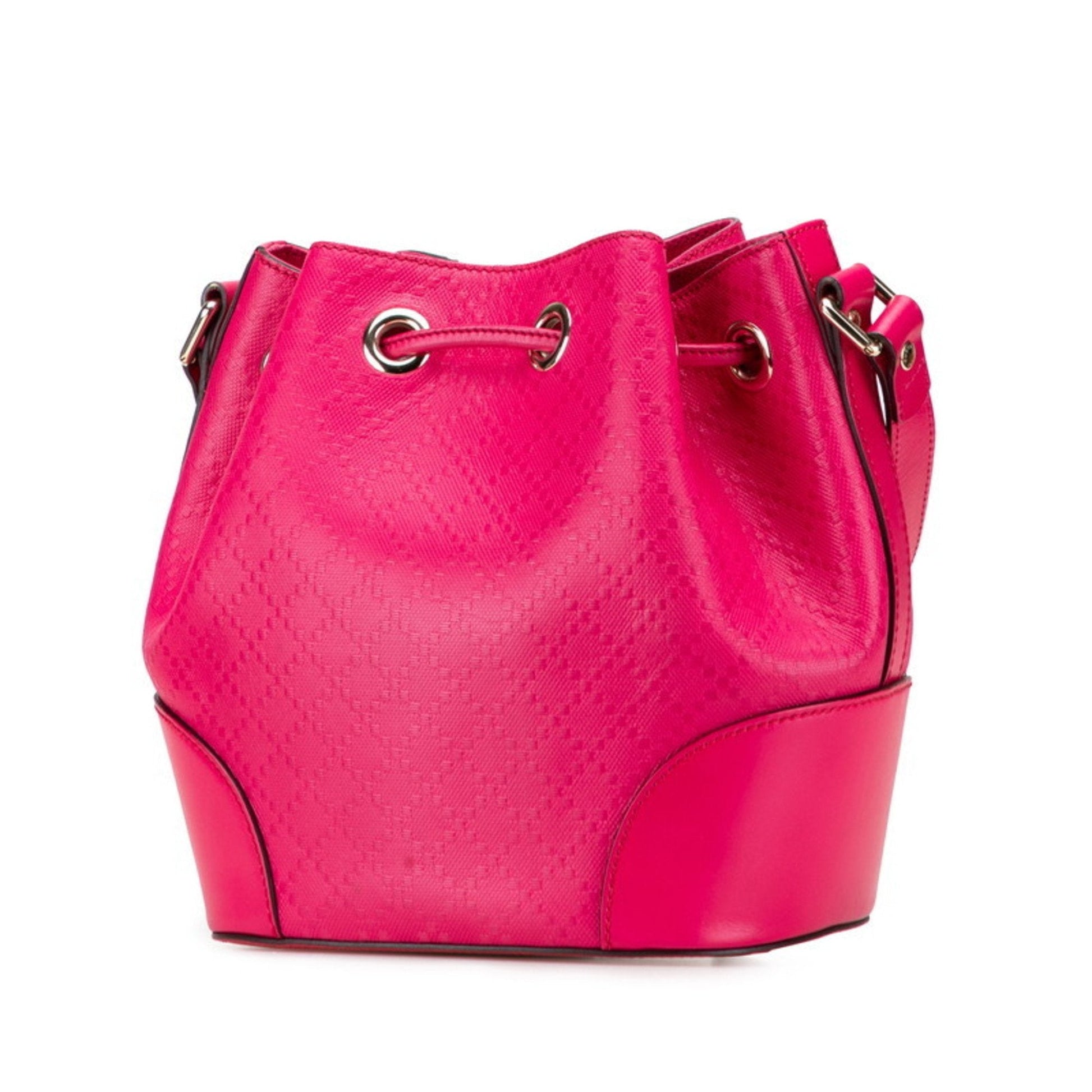 Gucci Diamante Pink Leather Shoulder Bag