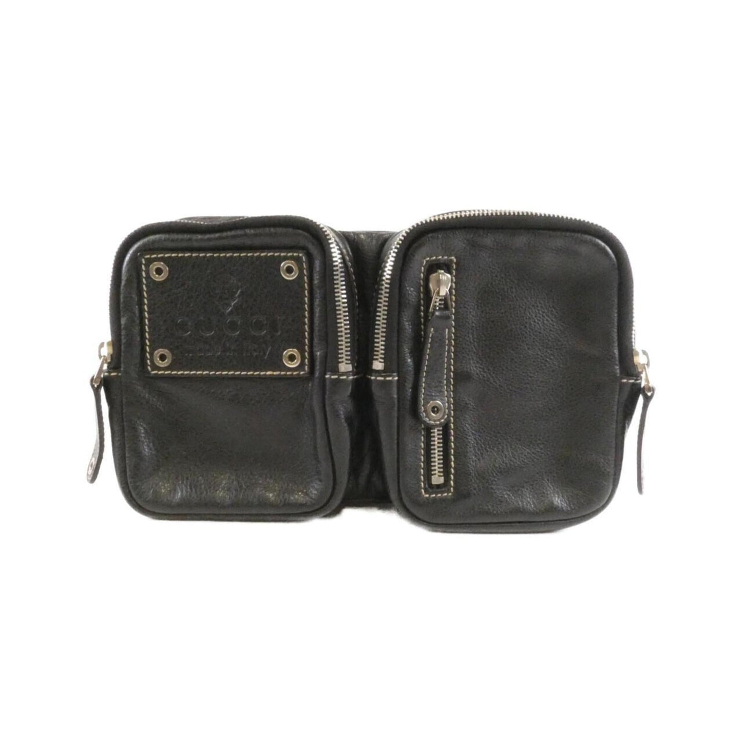 Gucci Black Leather Fanny Pack