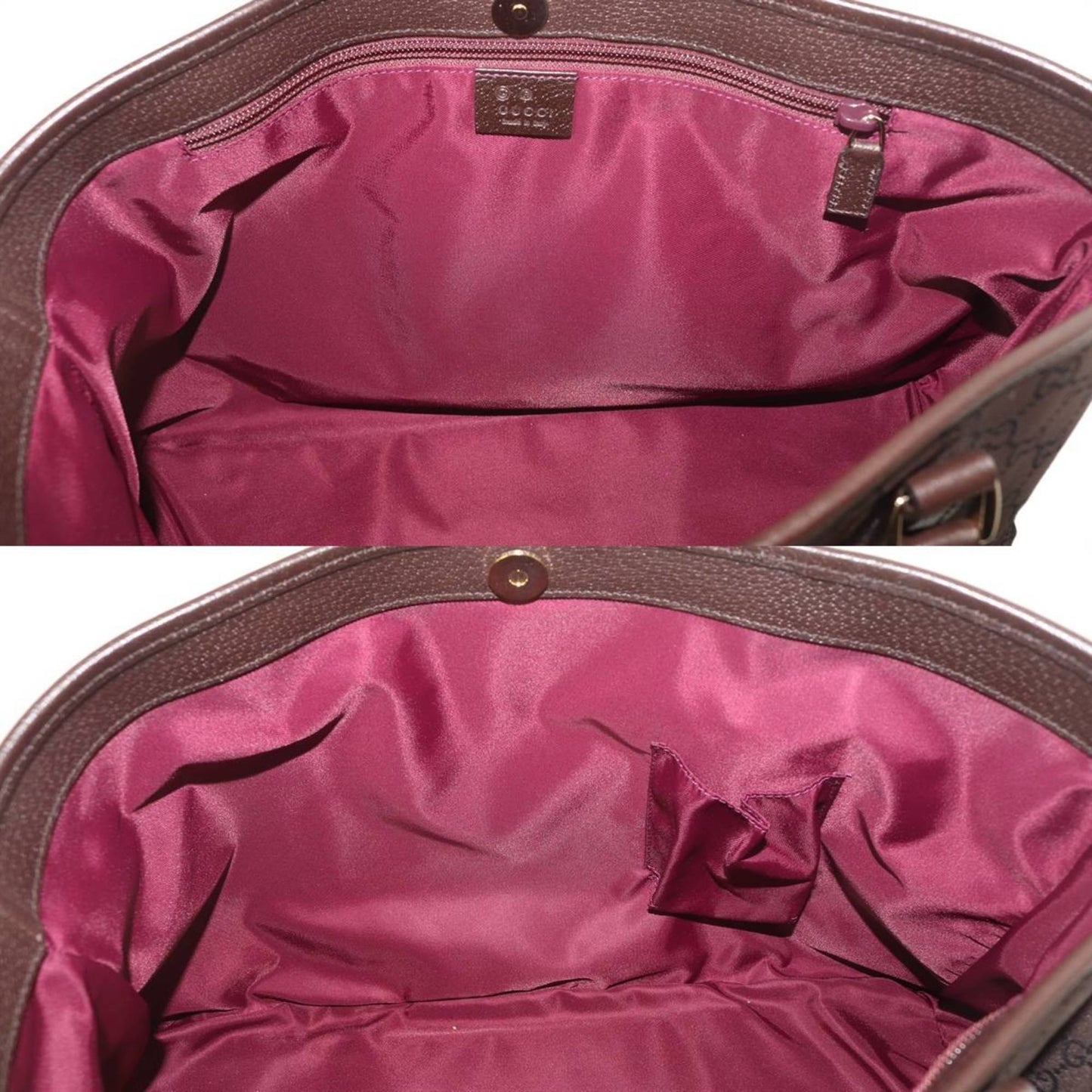Gucci Brown Gg Canvas Tote Bag