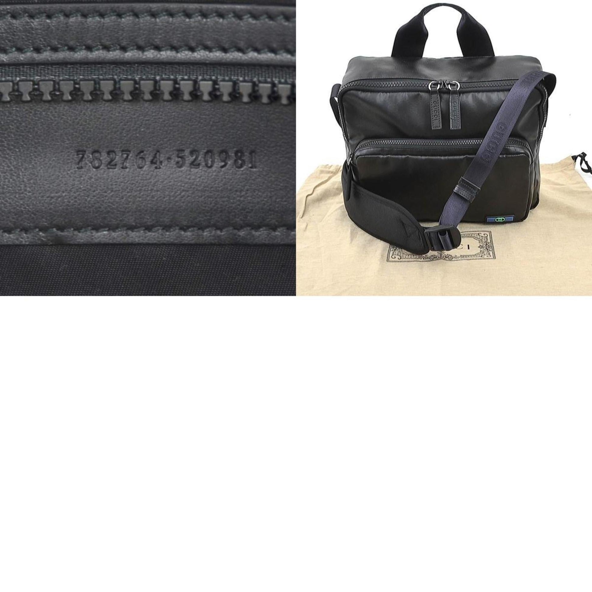 Gucci Black Pvc Shoulder Bag