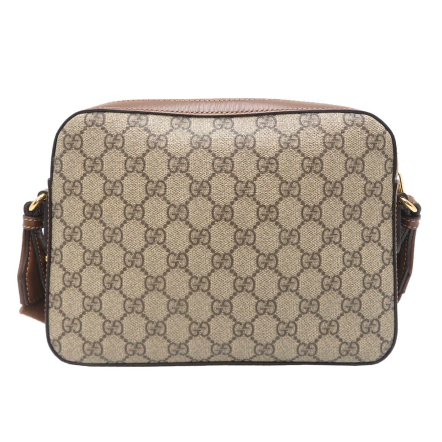 Gucci Beige Gg Supreme Leather Shoulder Bag