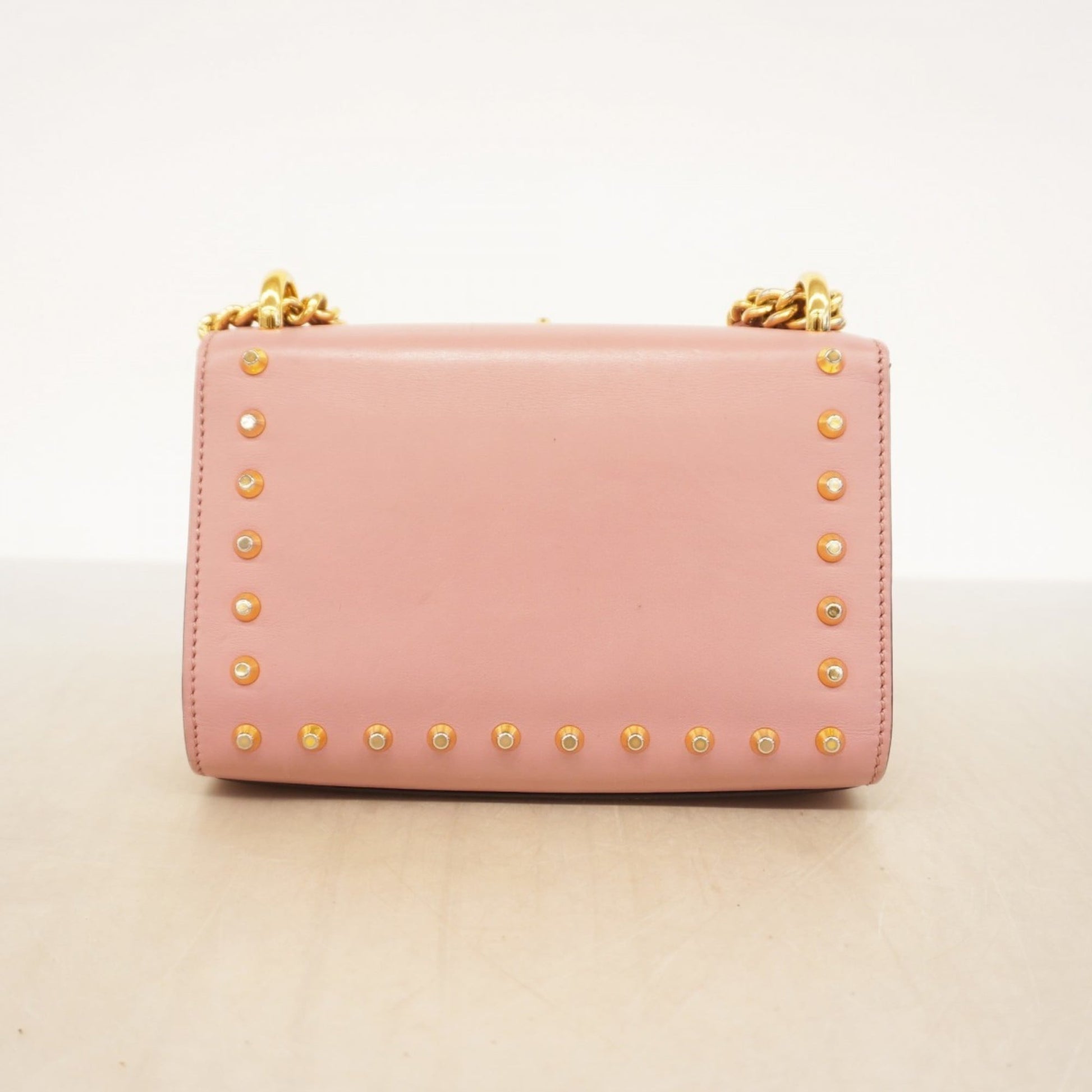Gucci Pink Leather Shoulder Bag