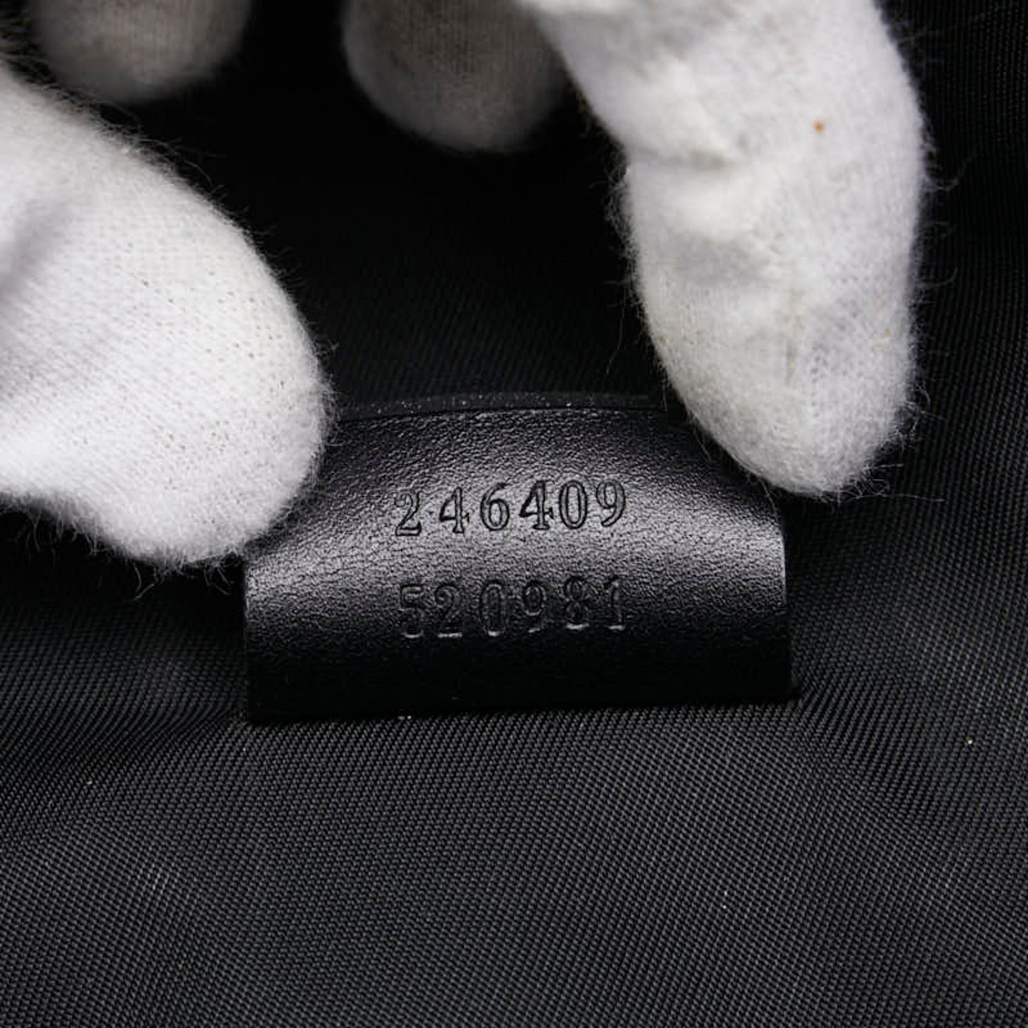 Gucci Abbey Black Multi-Color Canvas Sling Bag