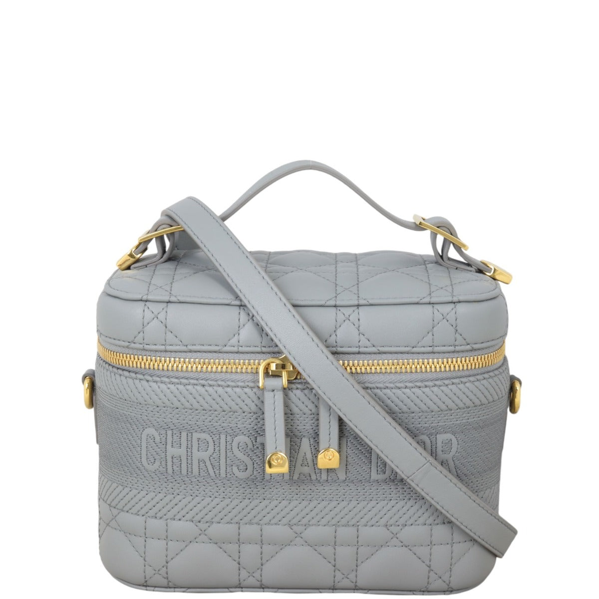 Dior travel Vanity Case Handbag Small Travel Bag