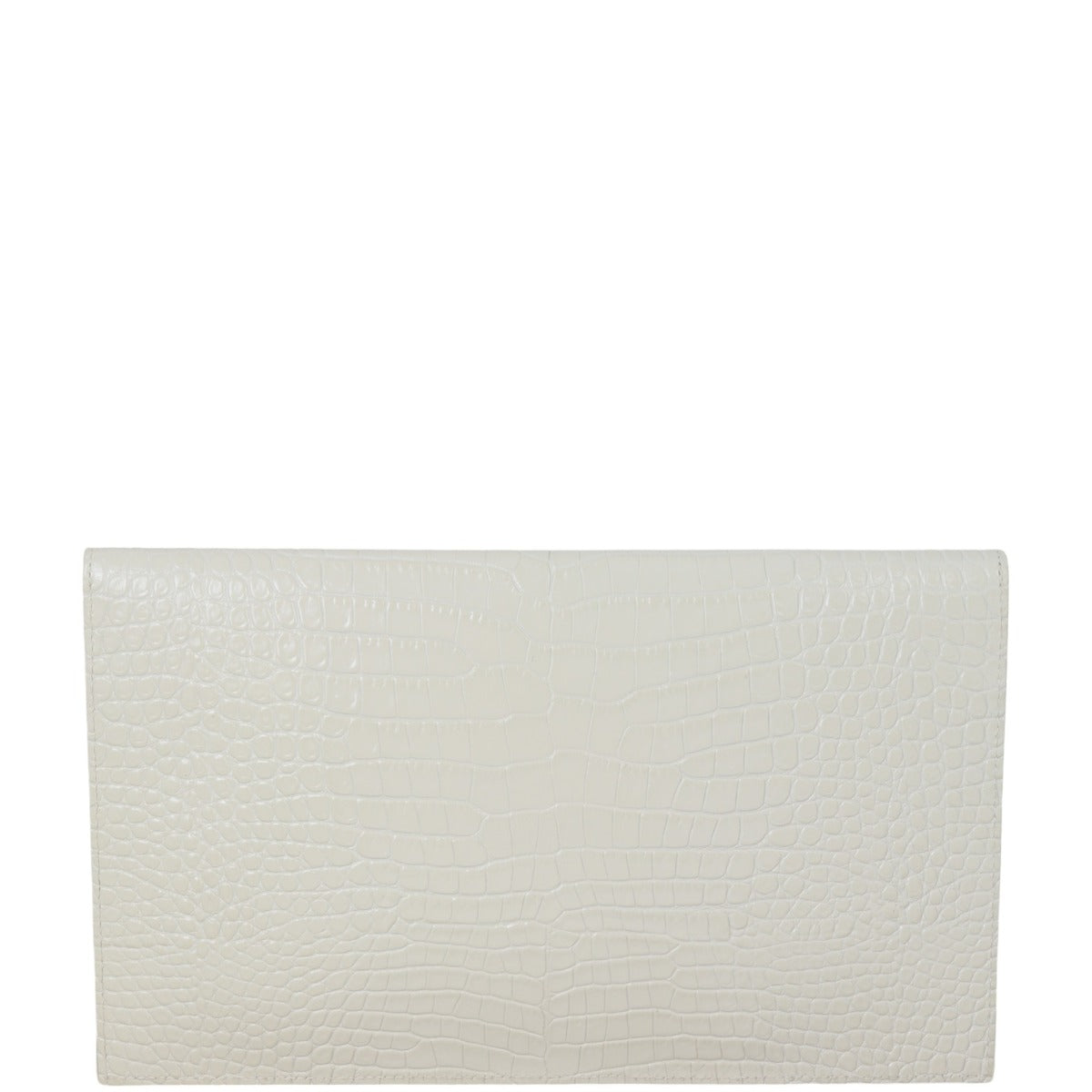 YSL Saint Laurent Uptown Pouch Croc Embossed Travel Bag