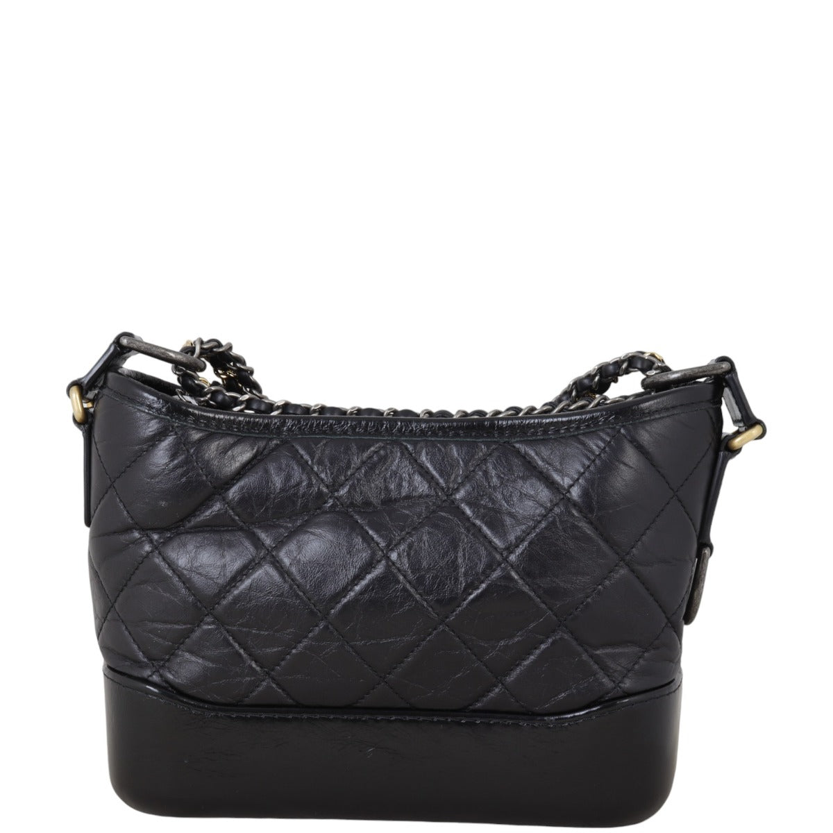 Chanel Gabrielle Hobo Quilted Black Crossbody Bag