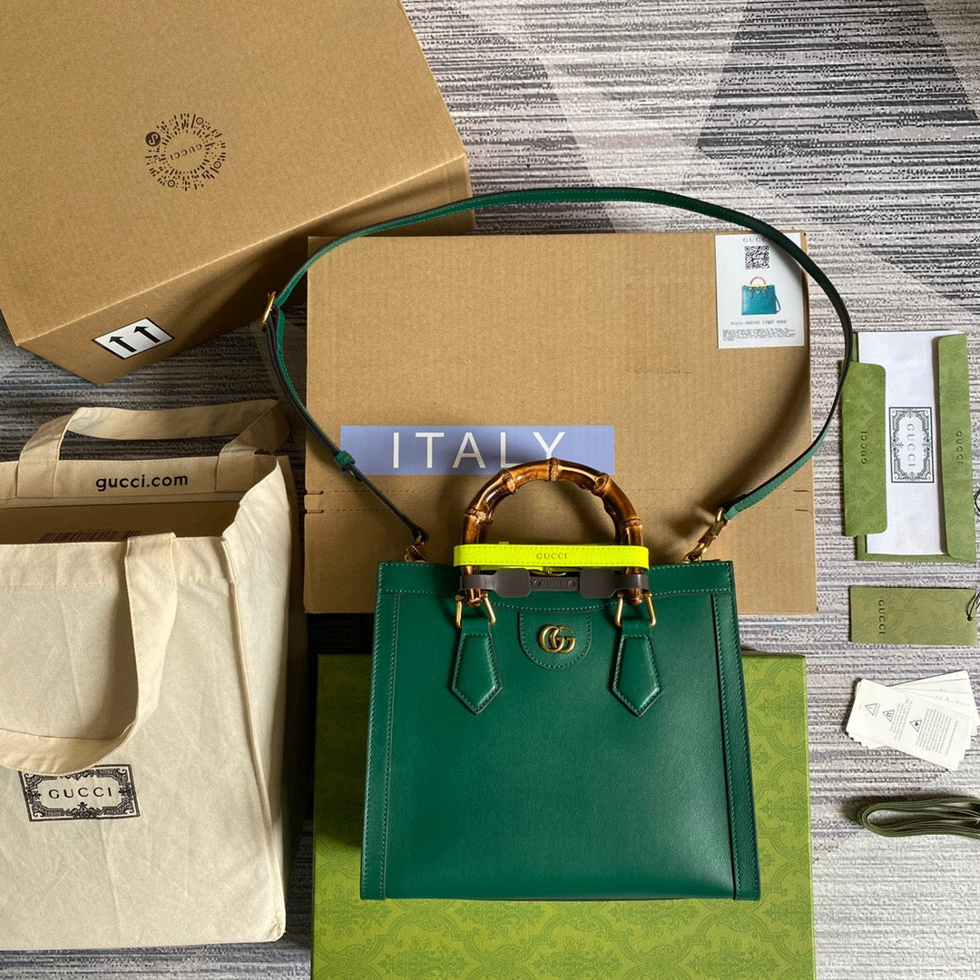 gg Diana , ’s 11in Green Small Tote Bag 11In27Cm Beaunoirrbeaunoirr