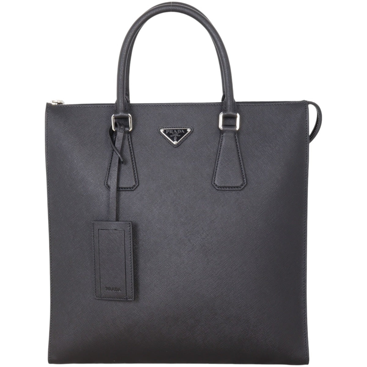 Prada Saffiano Tall Tote Handbag Tote Bag