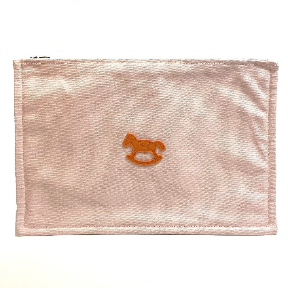 Pouch Cotton Accessory Case Adada Dot Gm Pink Travel Bag