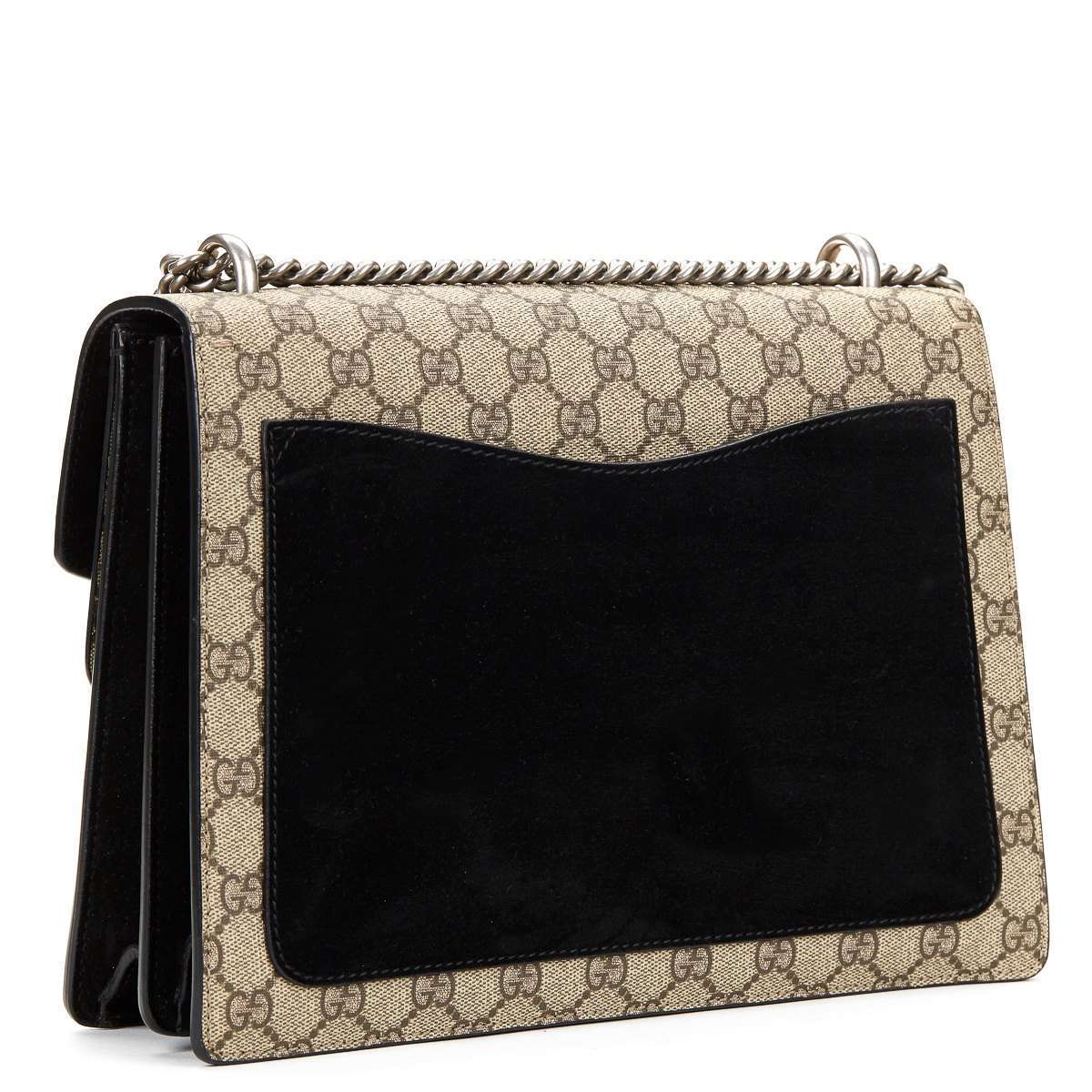 GUCCI - GG SUPREME CANVAS & BLACK SUEDE MEDIUM DIONYSUS 2016