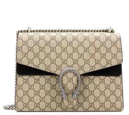 GUCCI - GG SUPREME CANVAS & BLACK SUEDE MEDIUM DIONYSUS 2016
