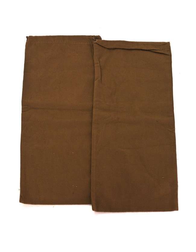 Gucci Brown Canvas Set of Two Travel Shoe Dust Bags