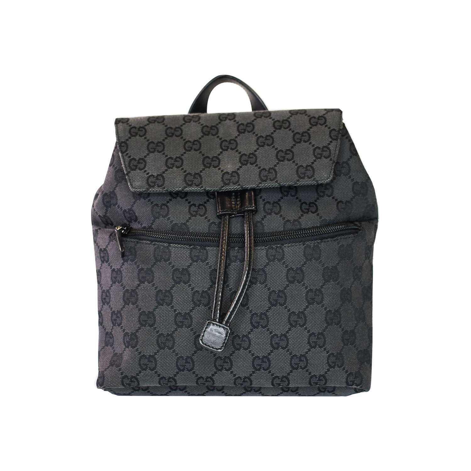 Authentic Gucci GG x Supreme Black Backpack/Handbag