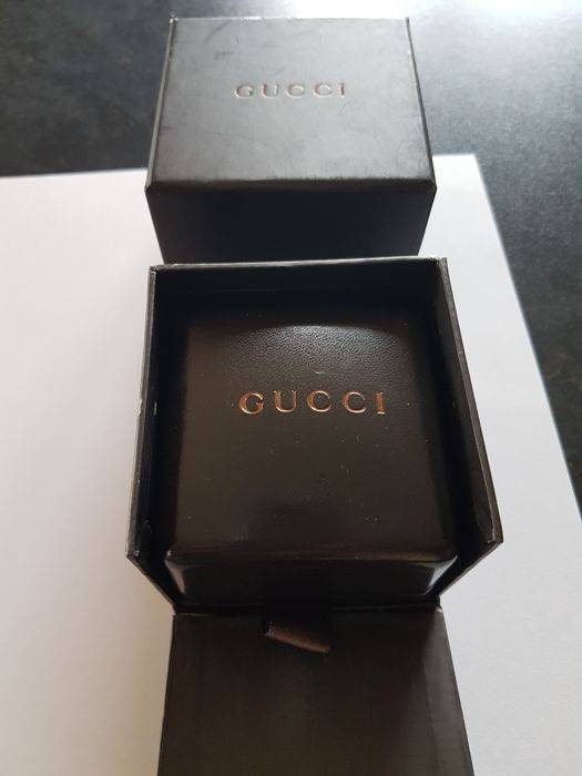 Gucci - spinning ring, 18K white gold and Diamond - Ring size 9.75