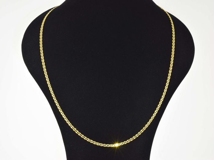18k Gold Necklace. Solid Chain "Gucci, Diamond Cut" · Length 60 cm · Weight 10.83 g.