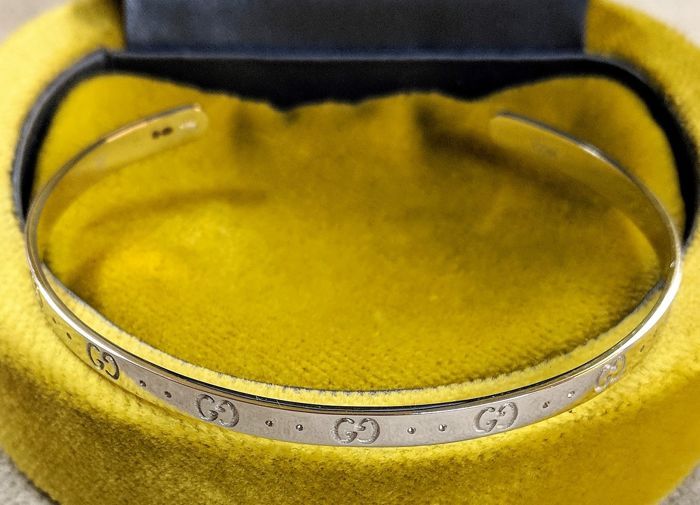 Gucci - 750 white gold bracelet, Icon collection