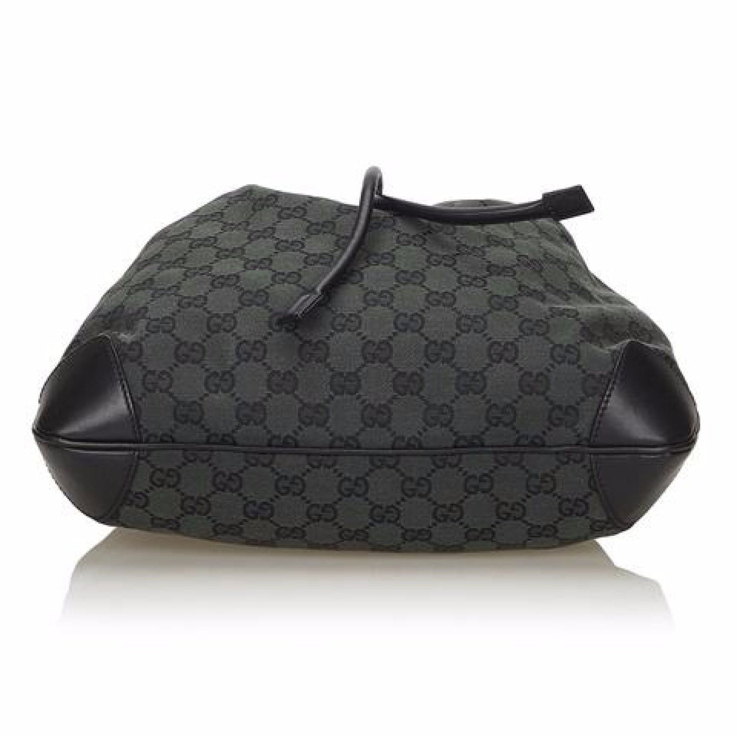 Green Gucci Jacquard Bucket Bag