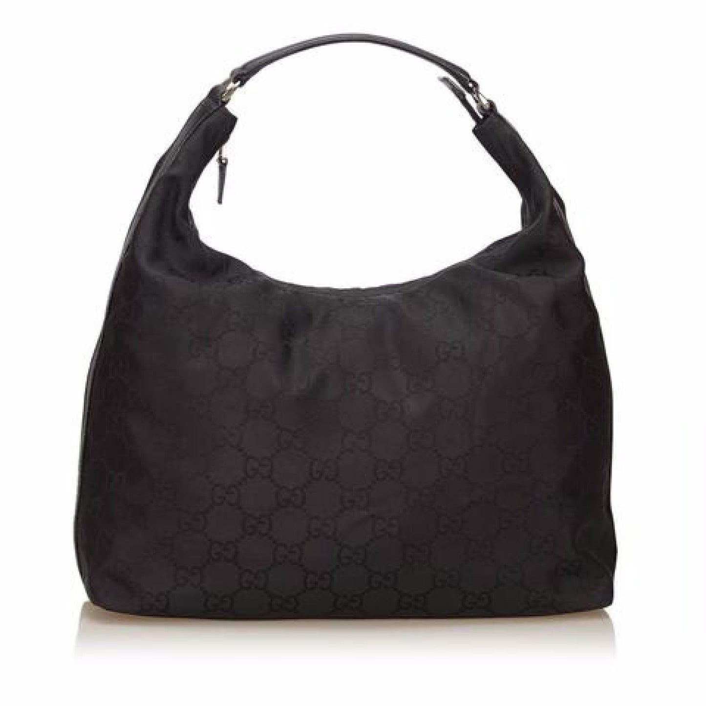 Black Gucci Jacquard Guccissima Shoulder Bag