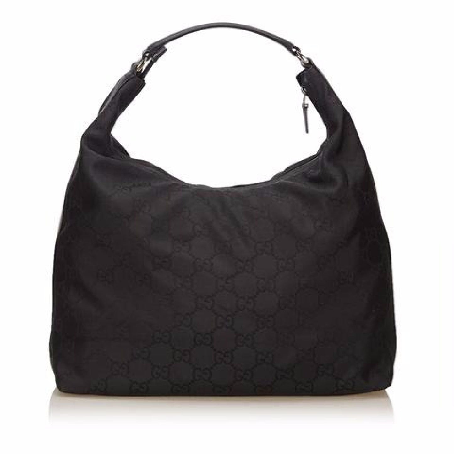 Black Gucci Jacquard Guccissima Shoulder Bag