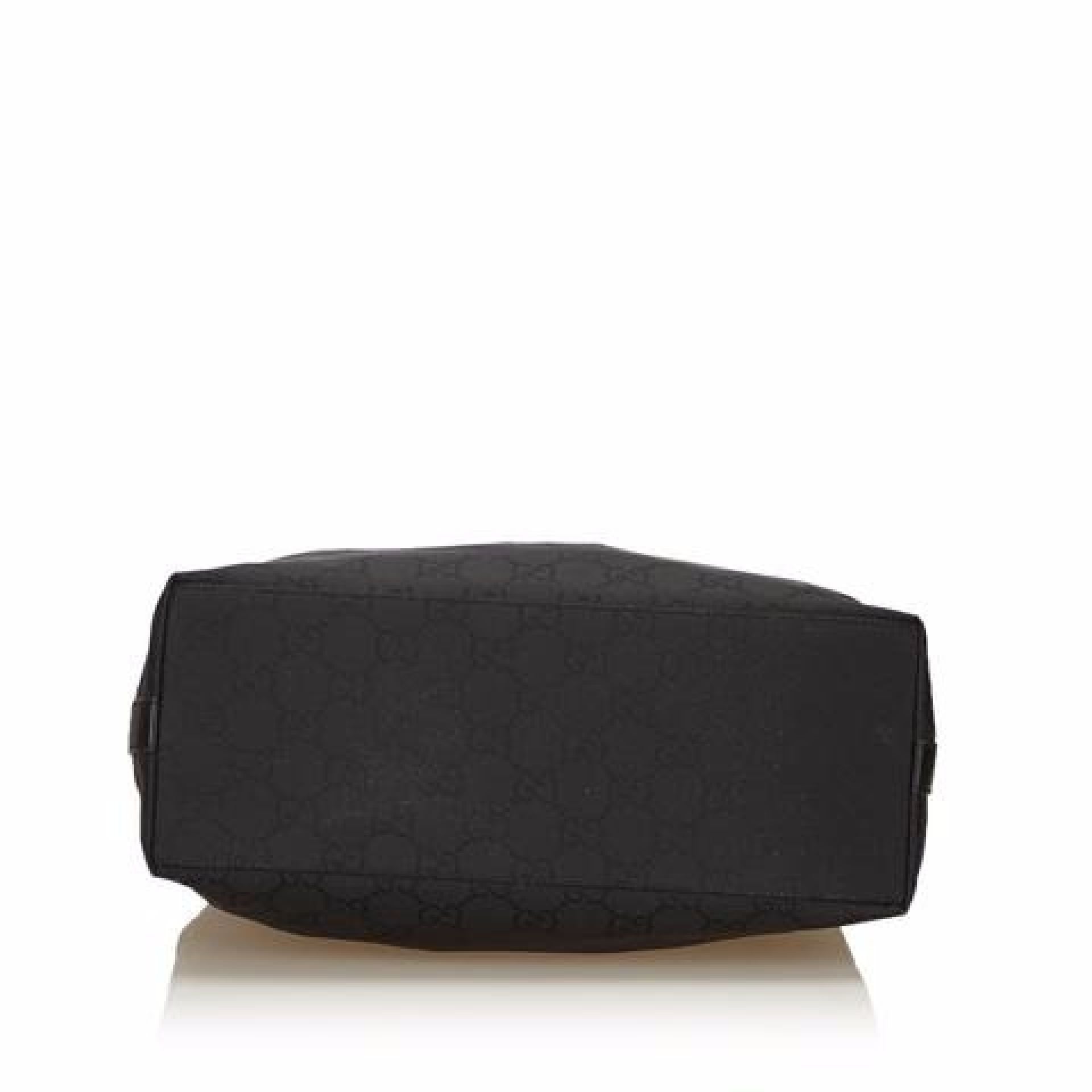 Black Gucci Jacquard Guccissima Shoulder Bag