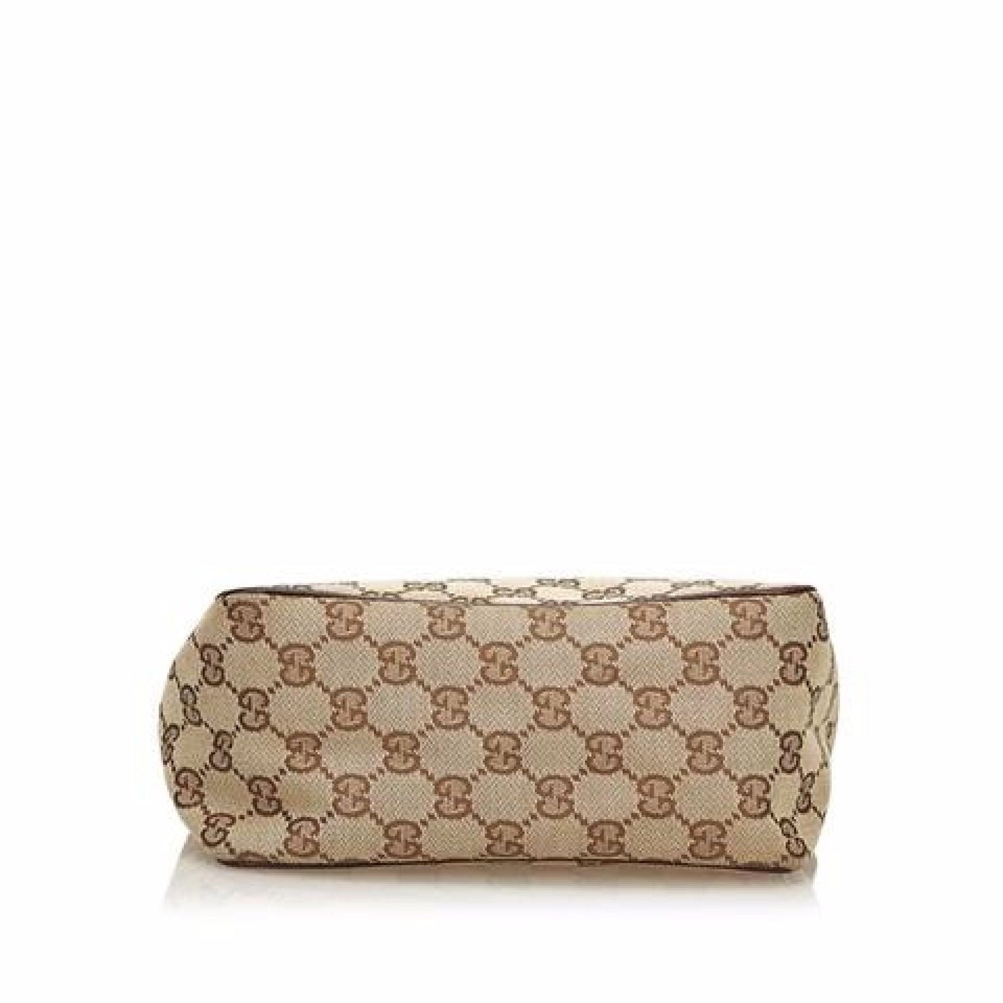 Tan Gucci Canvas Guccissima Baguette Bag