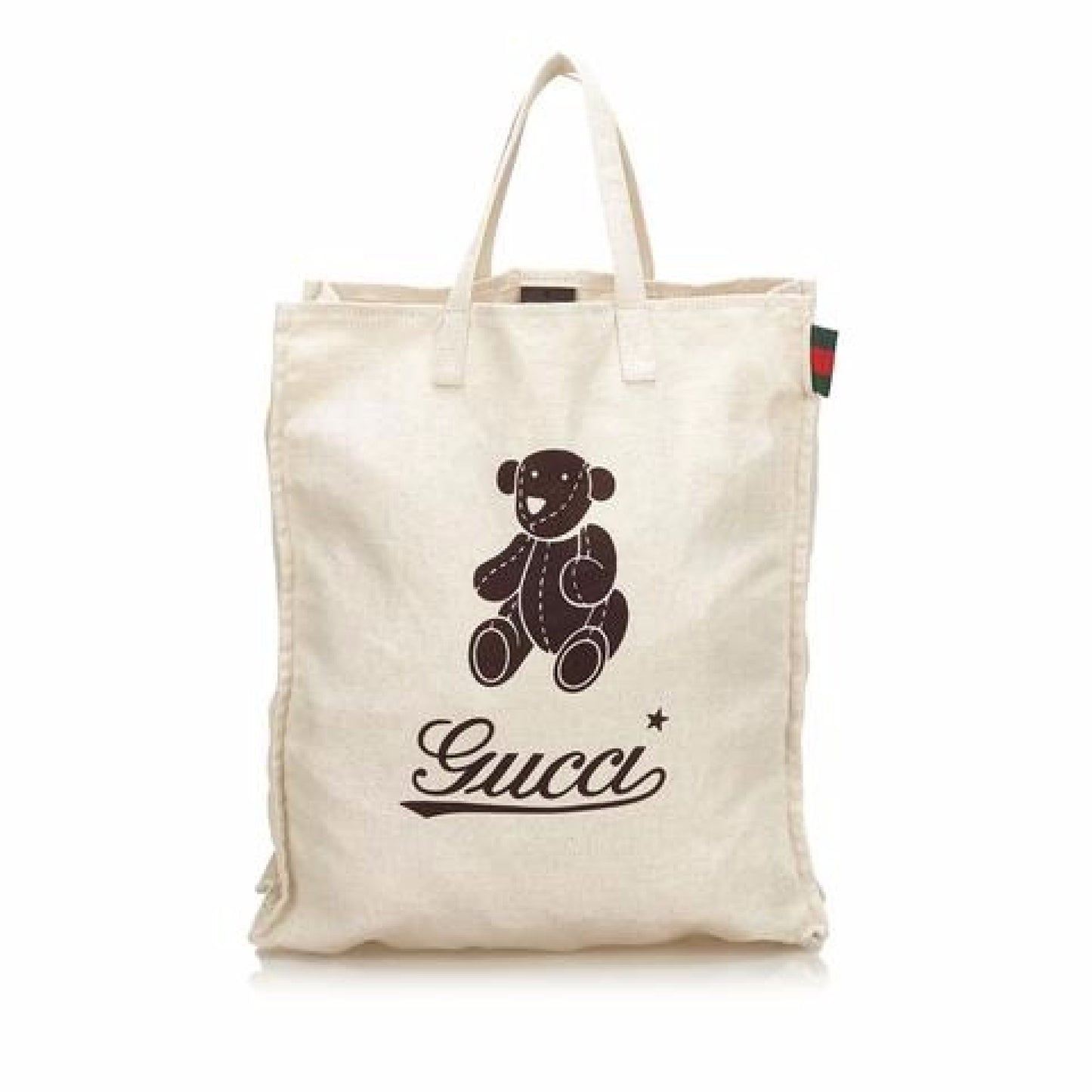 Ivory Gucci Printed Canvas Tote Bag