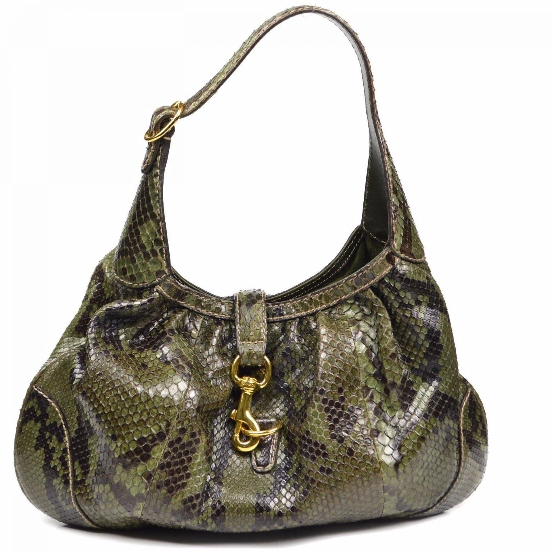 Gucci - Python Jackie O Shoulder Bag