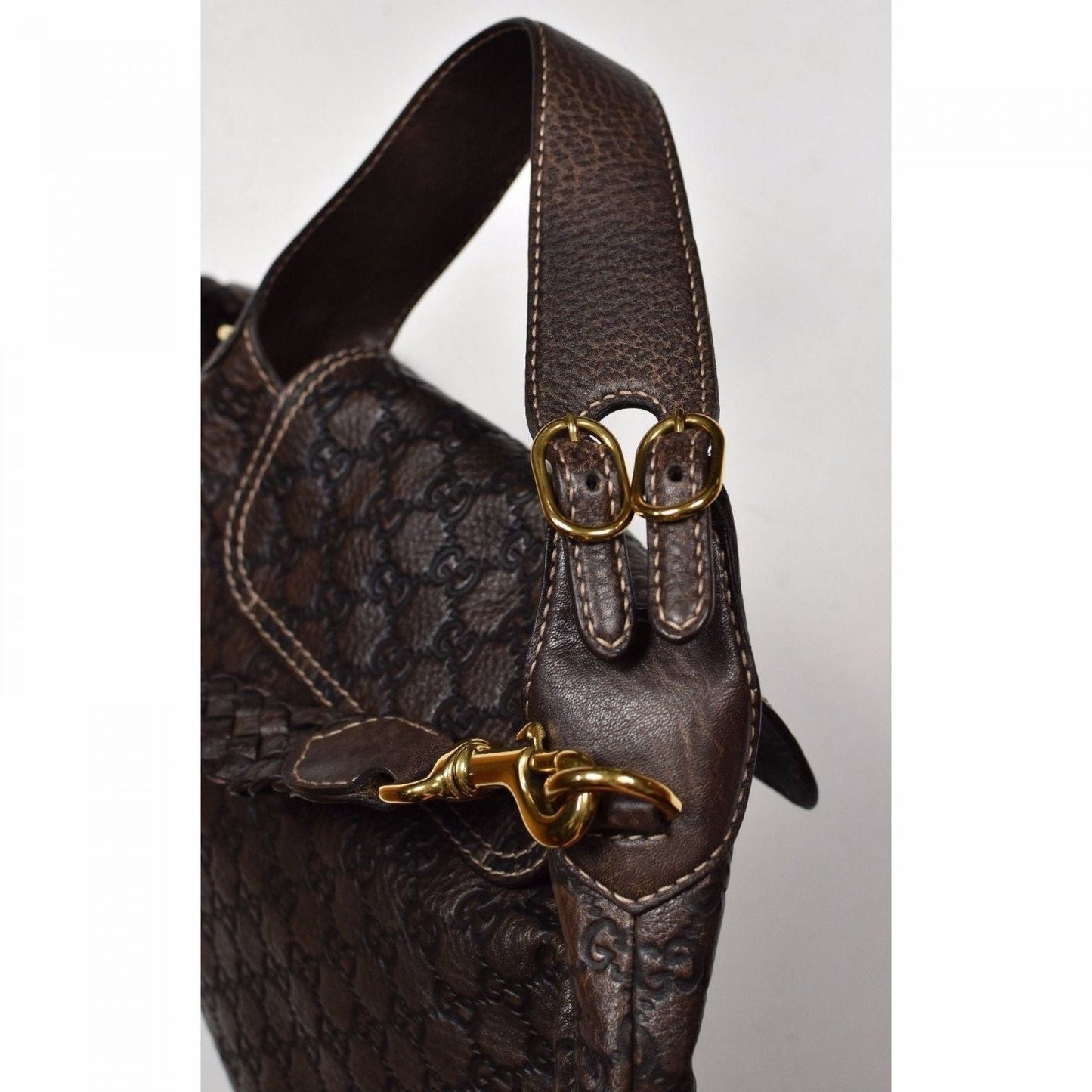 Gucci - Large GG Logo Pelham Shoulder Bag